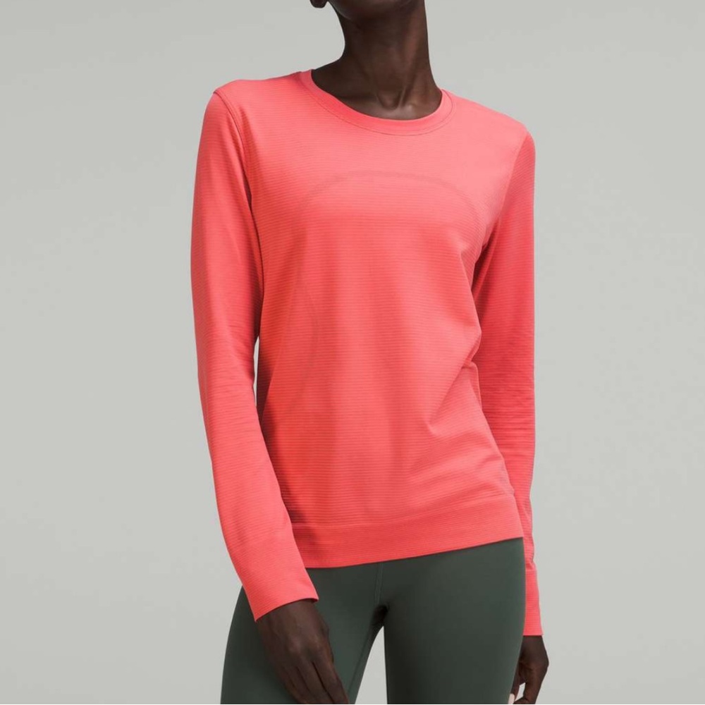 Lululemon Swiftly Relaxed-Fit Long Sleeve Shirt | Coral